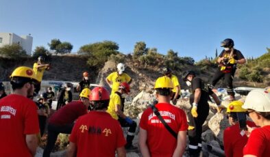 Muğla Milas’ta arama kurtarma eğitimlerine devam