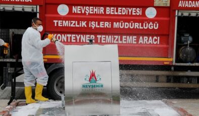 Nevşehir Belediyesi’nden dezenfeksiyon çalışması