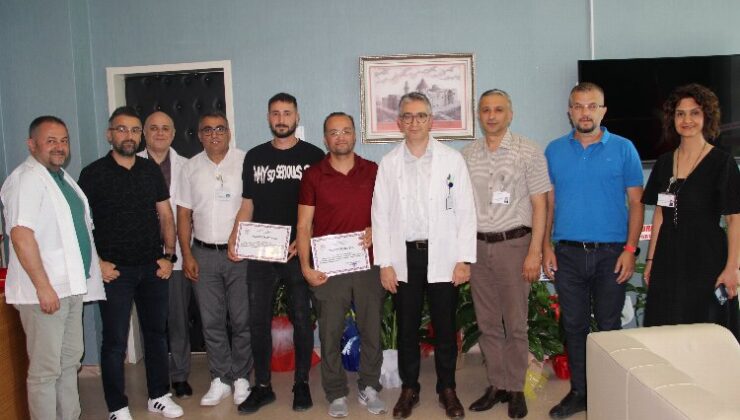 Sivas Numune Hastanesi masa tenisinde 4. oldu