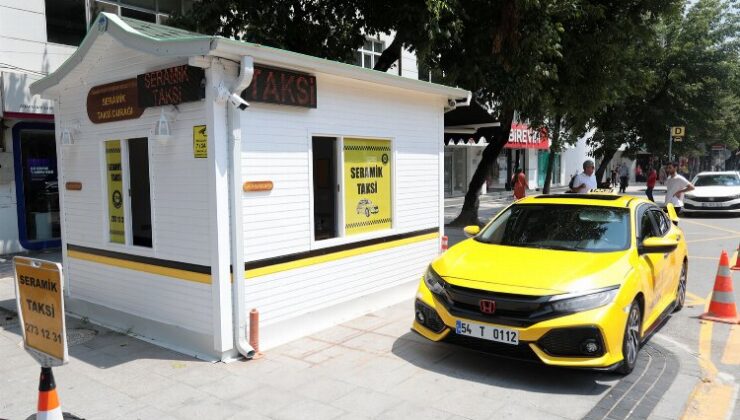 Yeni taksi durakları Sakarya’ya çok yakıştı