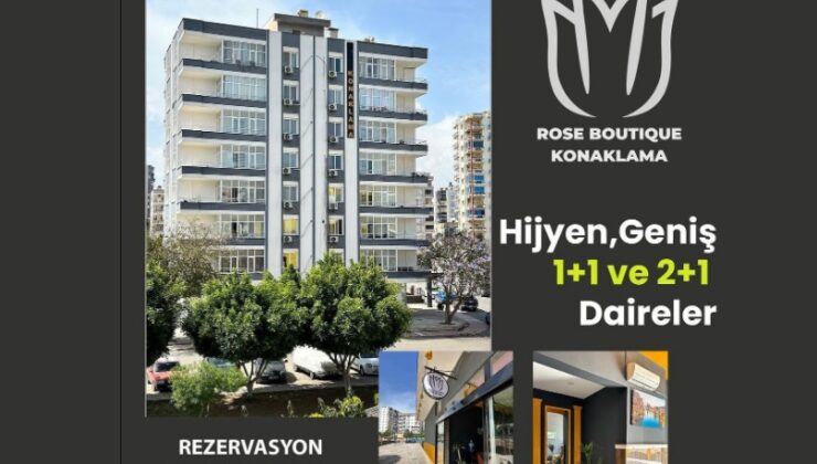 Mersin Günlük Ev, Mersin Günlük Konaklama ve Mersin Üniversite Caddesi Oteli